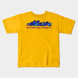 Sunset Waves Kids T-Shirt